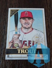 2020 Topps Gallery Mike Trout #GP-1 National Baseball Card Day LA Angels